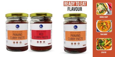 Thai Red & Panang Curry Paste Duo (Vegan, Gluten & Nut Free)
