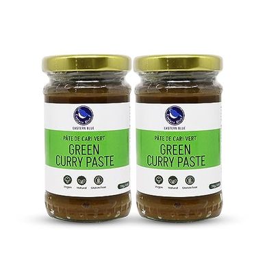 Authentic Thai Curry Pastes: Green, Red, Yellow, Panang. Vegan & Gluten-Free.
