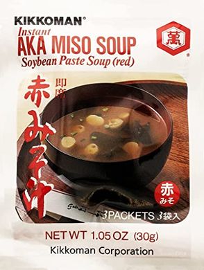 Kikkoman Red Miso Soup (27 oz, 9 single-serve packets)
