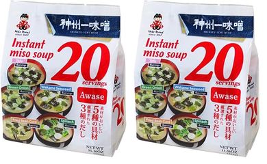 Miko Awase Miso Soup: 20 Cups (2 Packs)
