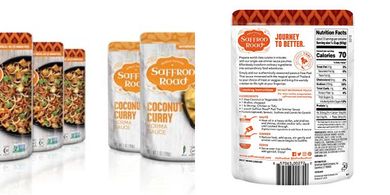 Saffron Road Coconut Curry & Pad Thai Simmer Sauce (Vegan, 8 x 7oz)
